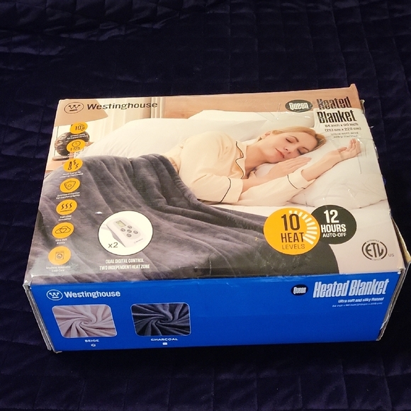 Westinghouse Beige Queen Sized Heated Blanket - Picture 2 of 11
